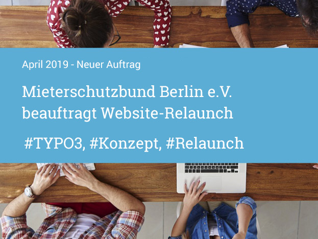 Neuer Auftrag: Website-Relaunch für Mieterschutzbund Berlin